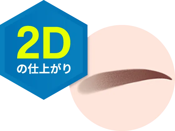 2Dの仕上がり
